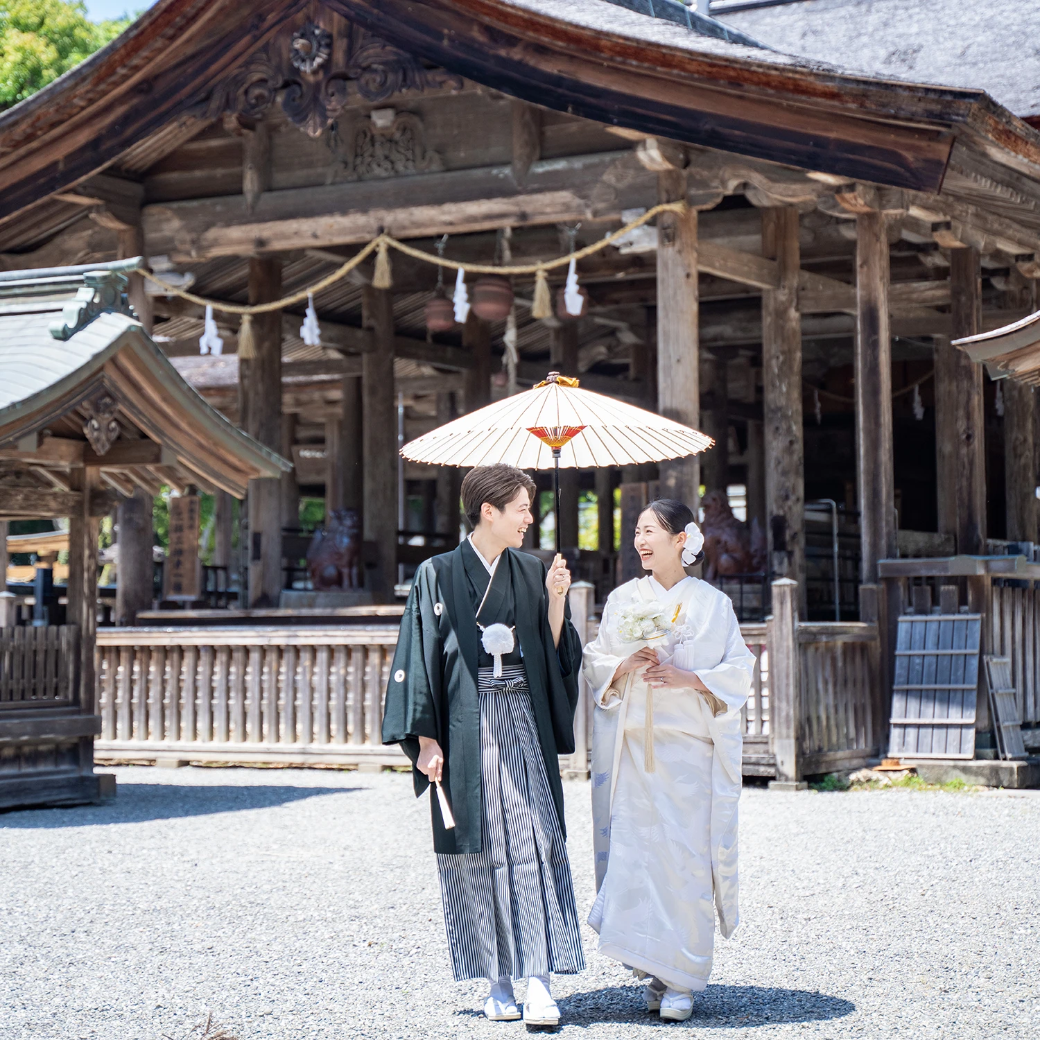 高知県下の神社やお寺でのフォトウェディングも可能です。